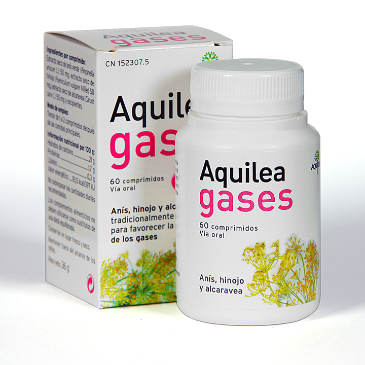 Aquilea Gases 60 comprimidos - Farmacia Estrada