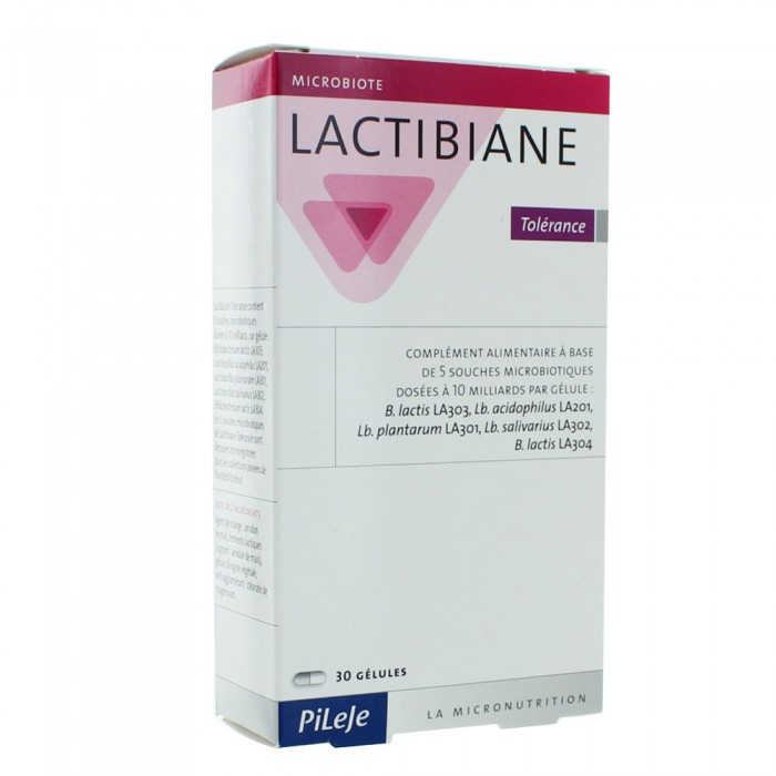Pileje Lactibiane Tolerance 30 cápsulas - Farmacia Estrada