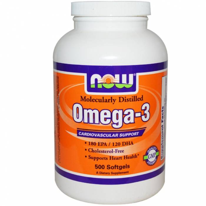 Now Omega - 3 Cardiovascular support 200 cápsulas