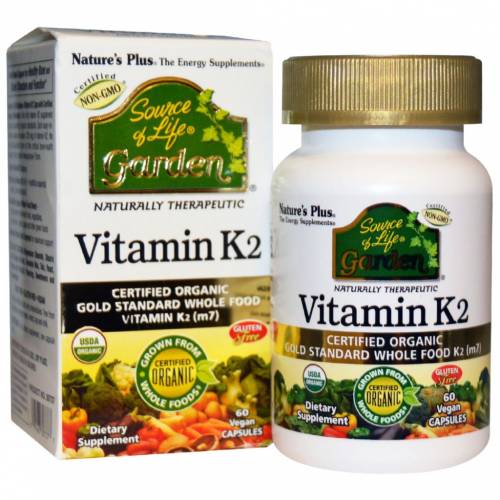 Nature's Plus Vitamin K2 60 cápsulas vegetales