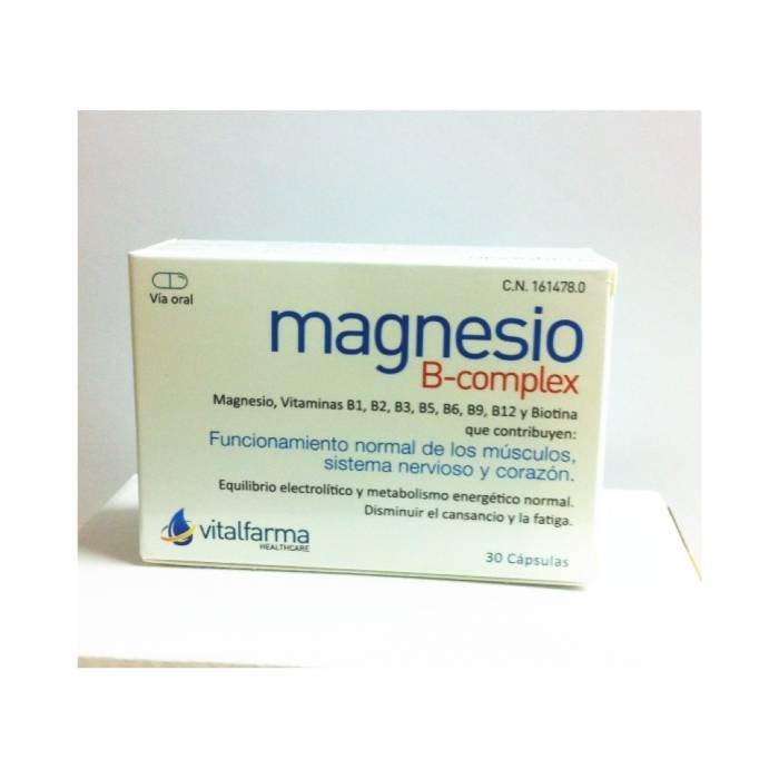 Vitalfarma Magnesio B - Complex 30 cápsulas