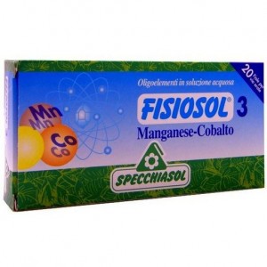 Specchiasol Fisiosol 3 Manganeso - Cobalto 20 ampollas