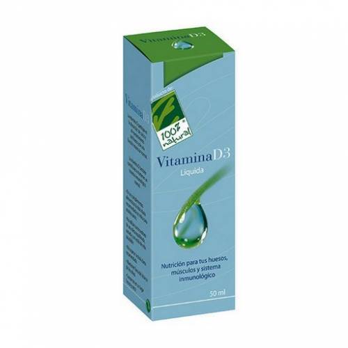 100% Natural Vitamina D3 Líquida