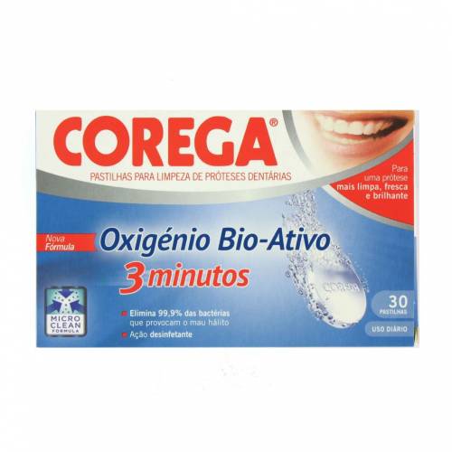 Corega Oxígeno BioActivo Tabletas Limpiadoras